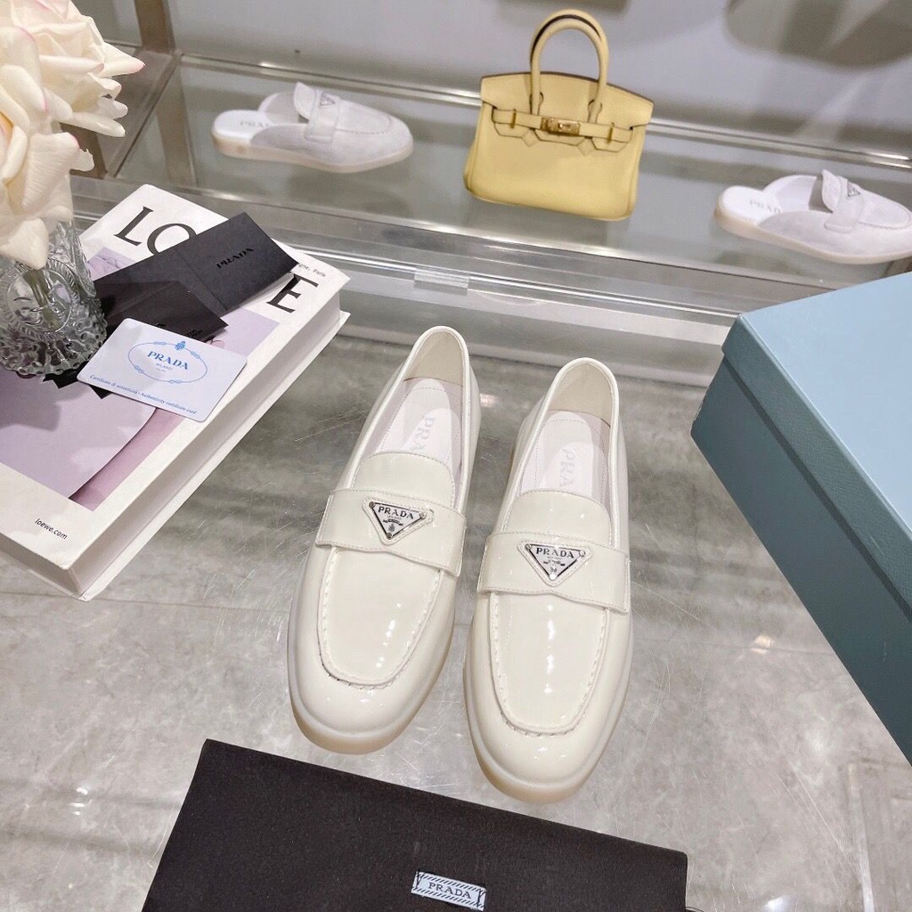 Dép Da Prada 100% Chính Hãng Thời Trang Cho Nữ