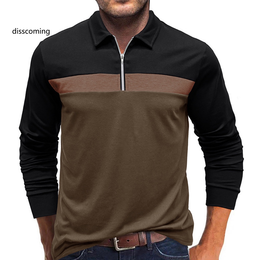 Áo Thun Tay Ngắn In Chữ SL SL SL SL SL| Áo Sơ Mi Cổ Bẻ Chui Đầu Có Khóa Kéo Phối Màu Mềm Mại Thoáng Khí Thời Trang Mùa Xuân Cho Nam Mặc Hàng Ngày