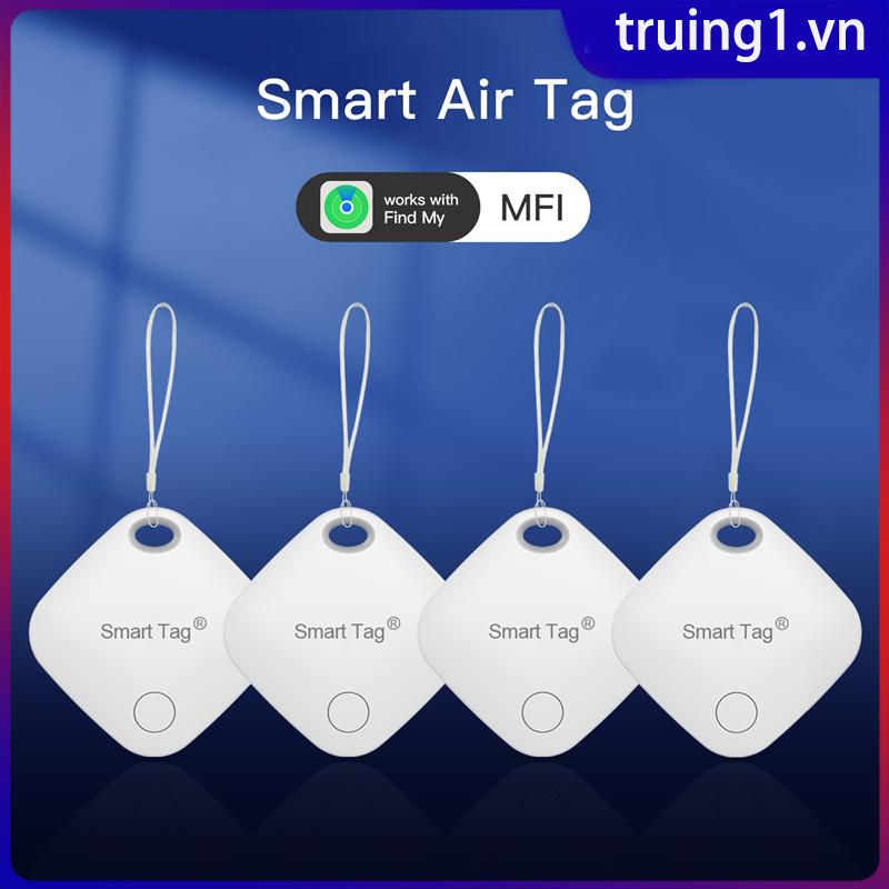 Định vị thẻ thông minh Mini Gps Tracker Túi chìa khóa Vị trí định vị vật nuôi trẻ em Thiết bị chống mất bản ghi không dây cho trẻ em Hành lý người già Fit Find My Truing1