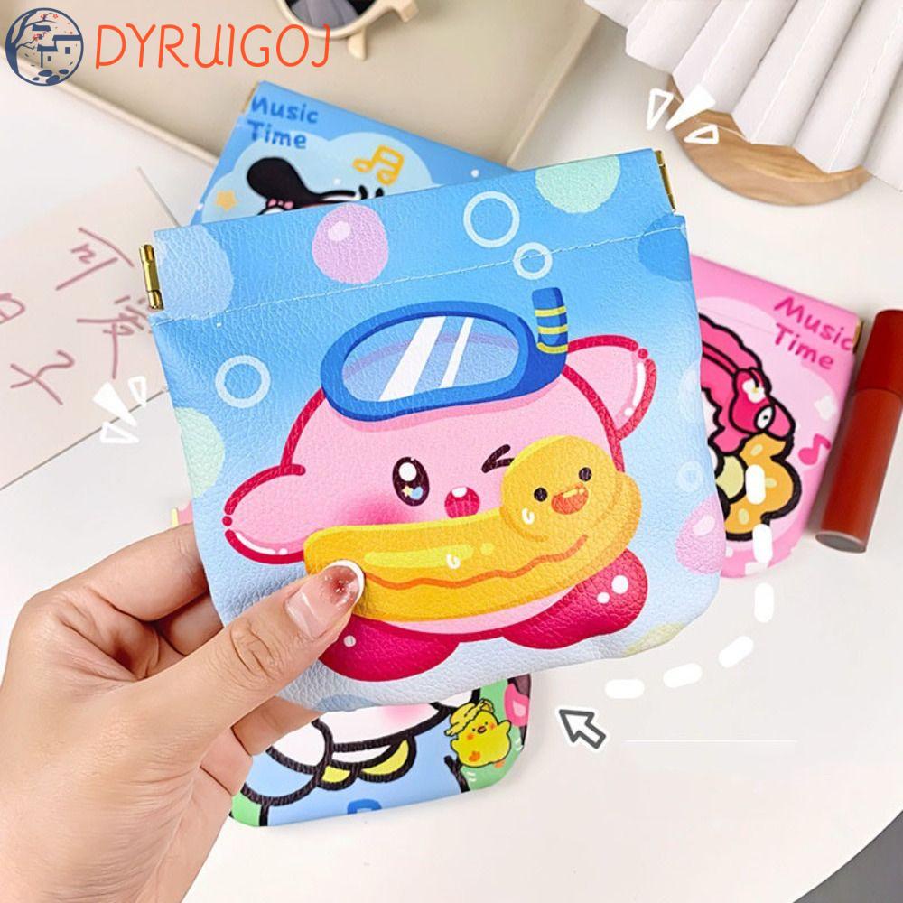 Túi Đựng Mỹ Phẩm DYRUIDOJ Hình Vuông Đa Năng In Họa Tiết Hoạt Hình Xinh Xắn Cho Nữ