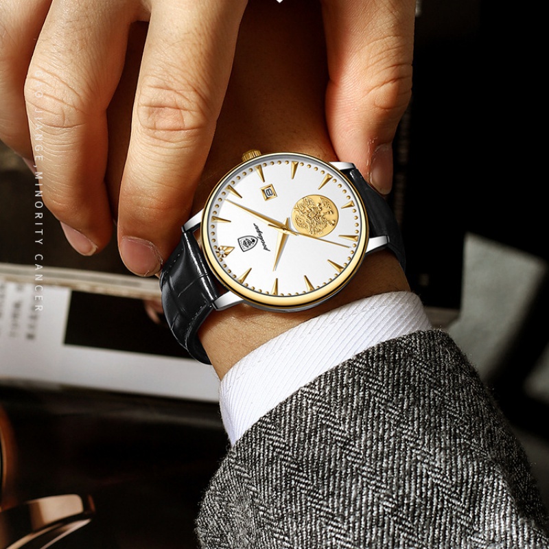 Đồng Hồ Cơ Tự Động Poedagar 151 Chống Thấm Nước 5ATM Thời Trang Cho Nam