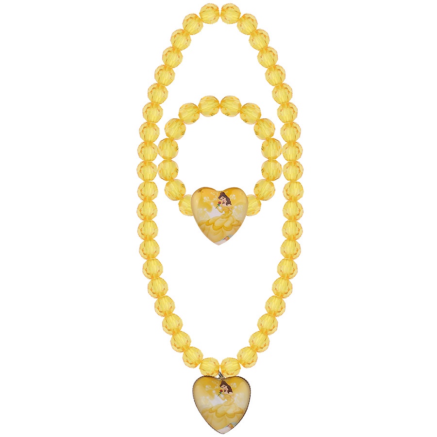 Set Vòng cổ + Vòng Tay + Nhẫn + Mặt Hình Công Chúa Elsa Phim Hoạ