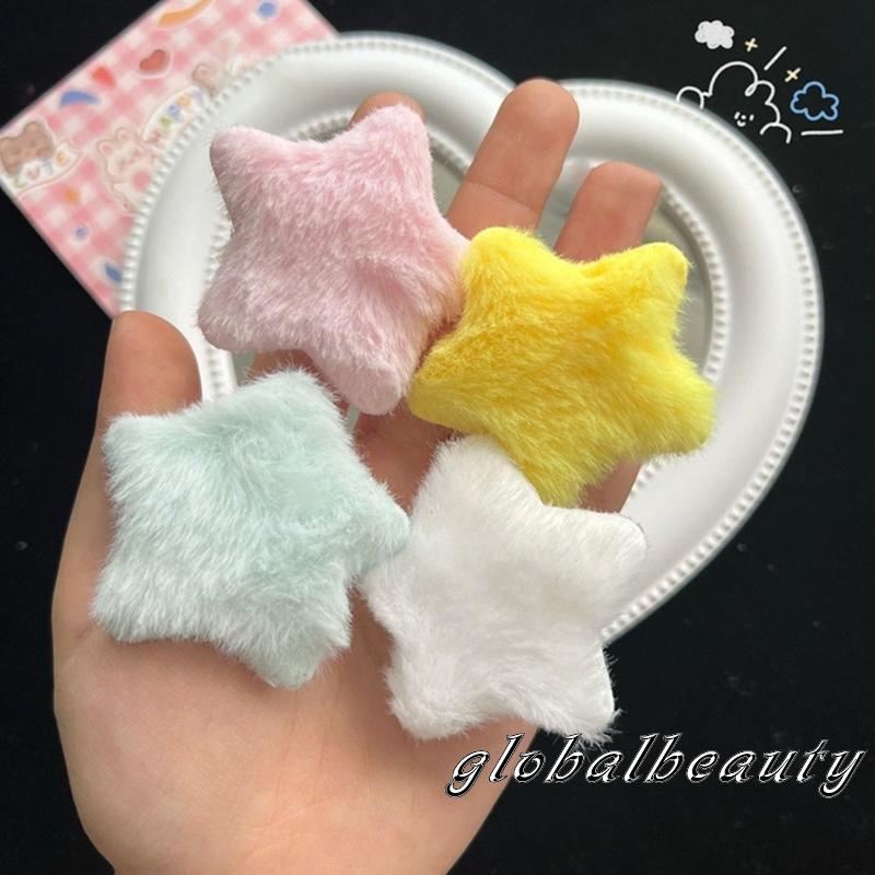 Kẹp Tóc Hình Ngôi Sao Hoạt Hình Màu Trơn Xinh Xắn Cho Nữ