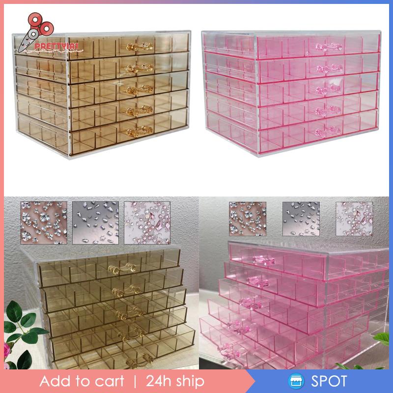 Hộp Đựng Trang Sức Đính Đá Lấp Lánh Ốp