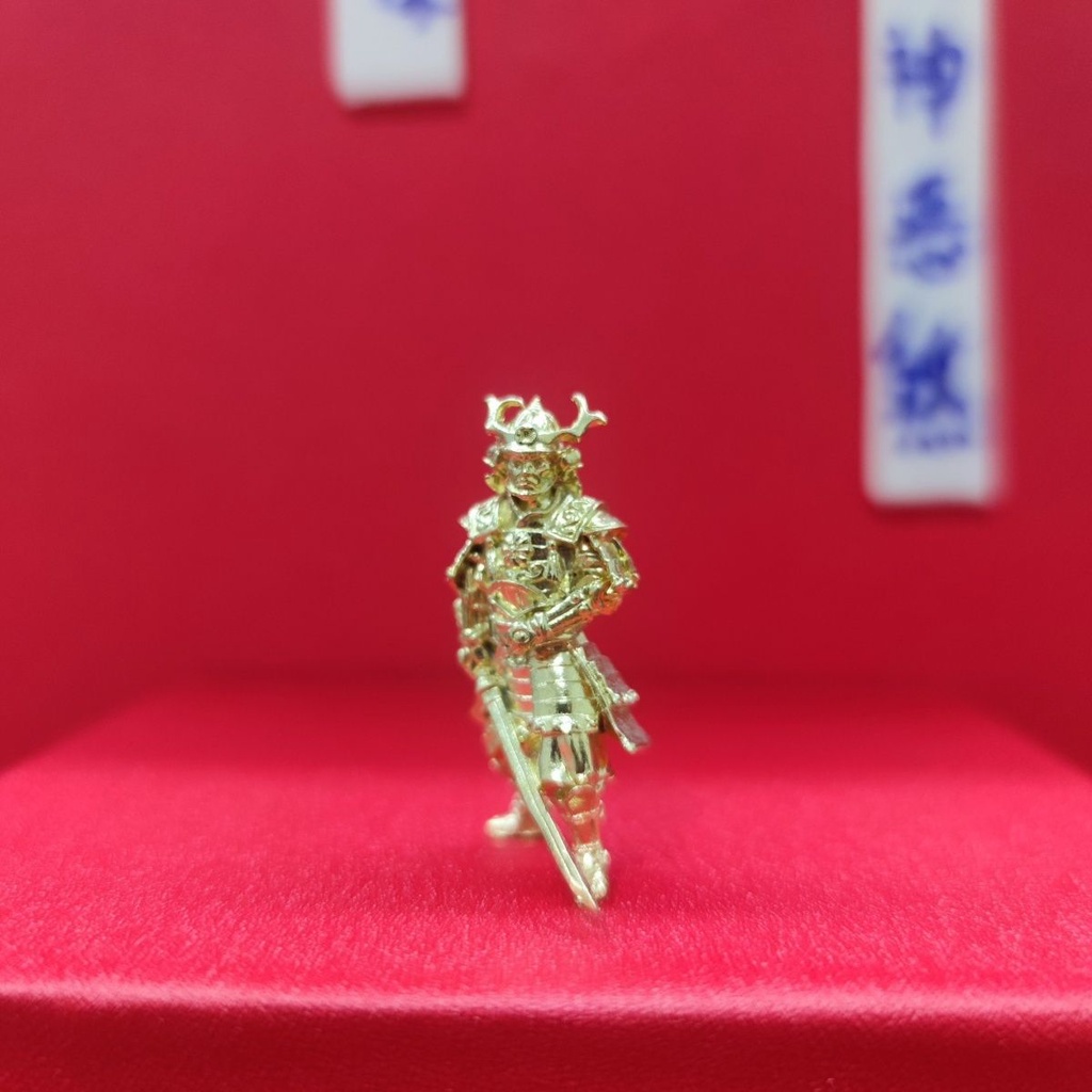 Mô Hình Dao Cạo Samurai Ronin Bằng Đồng Nguyên Chất Thủ Công Để Bàn Trang Trí