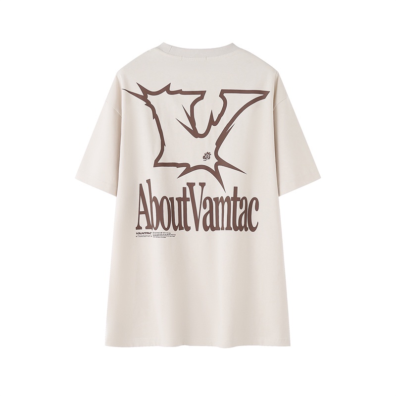 Áo Thun Ngắn Tay Dáng Rộng Thời Trang Mùa Hè Cho Nam Nữ