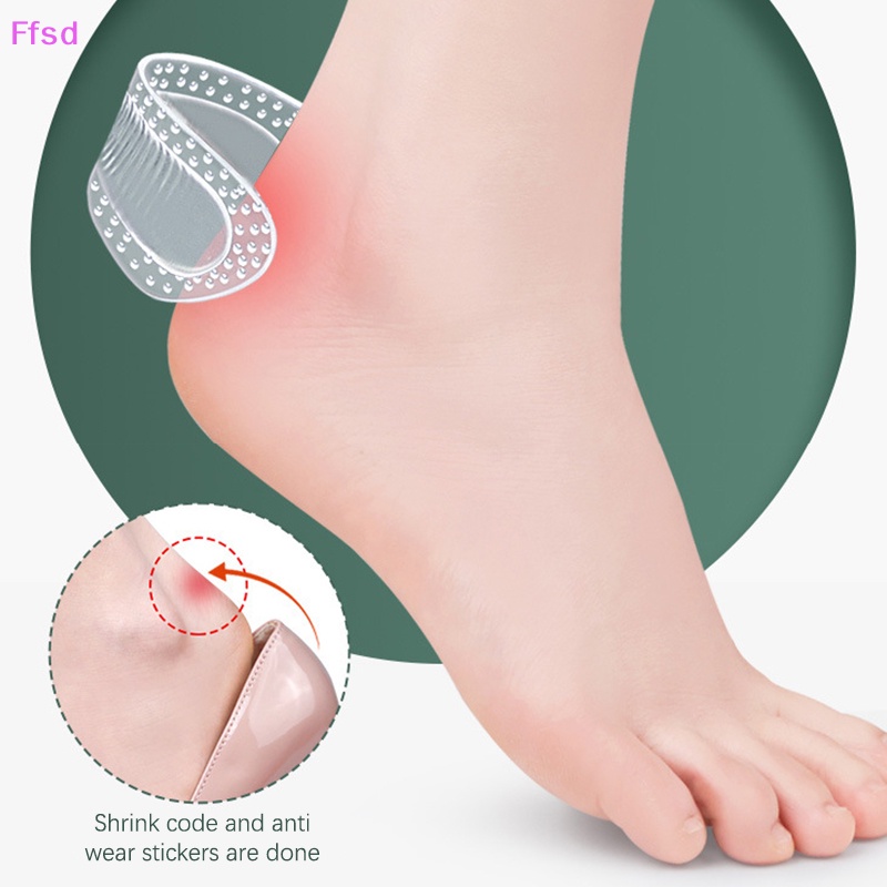 1 Cặp Đệm Silicone Dán Gót Chân Chống Trượt Cho Nam Nữ