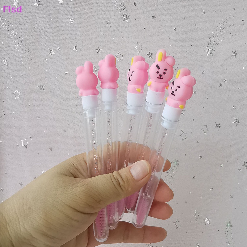 {Ffsd} 1 Cọ Chải Lông Mi Ống Lông Mày Trái Tim Thay Thế Chống Bụi Có Thể Tái Sử Dụng