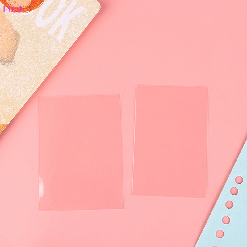 Set 50 Tấm Phim Trong Suốt Bảo Vệ Thẻ Hàn Quốc Không Axit Không Chứa Bpa