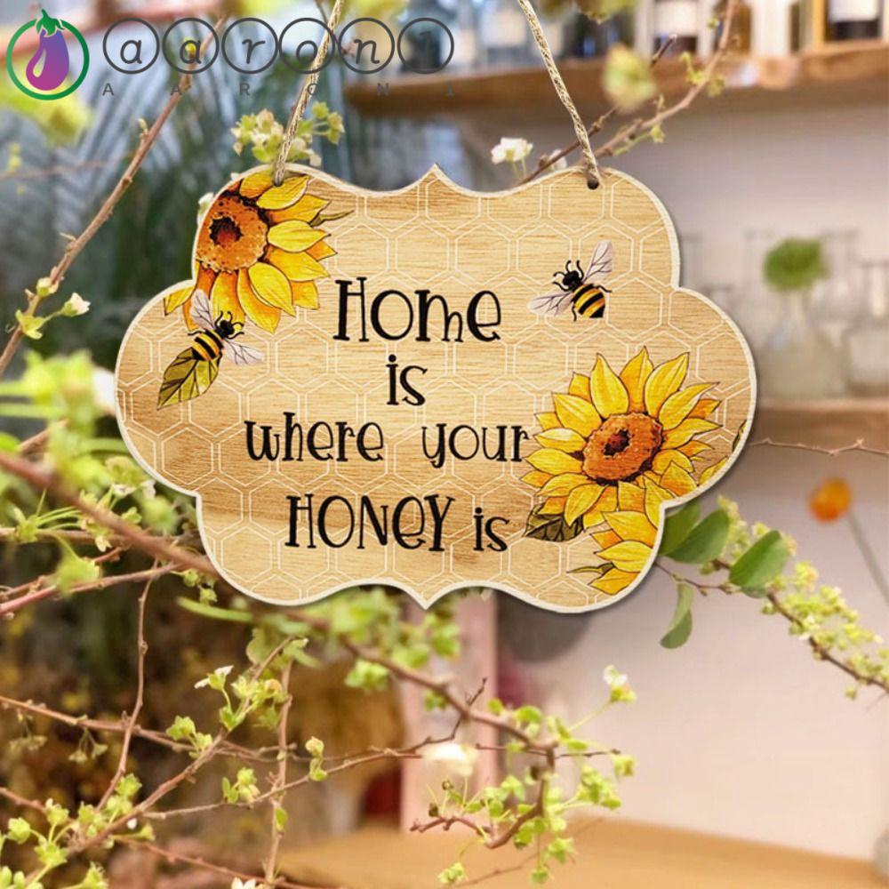 AARON1 Phụ Kiện Trang Trí Cửa Sân Vườn Hình Tổ Ong Phong Cách Retro Tinh Tế