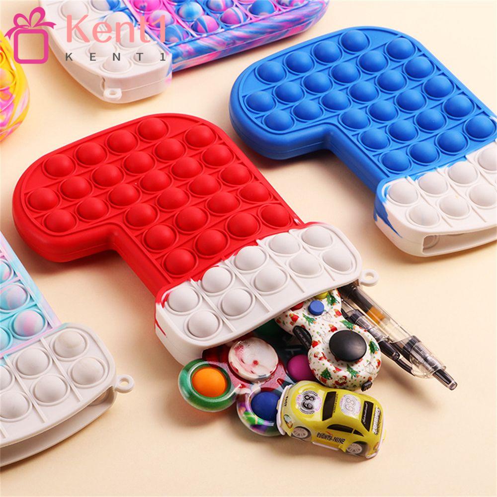 KENT1 Túi Đựng Tiền Xu / Chìa Khóa Giải Tỏa Căng Thẳng Cho Bé Ốp