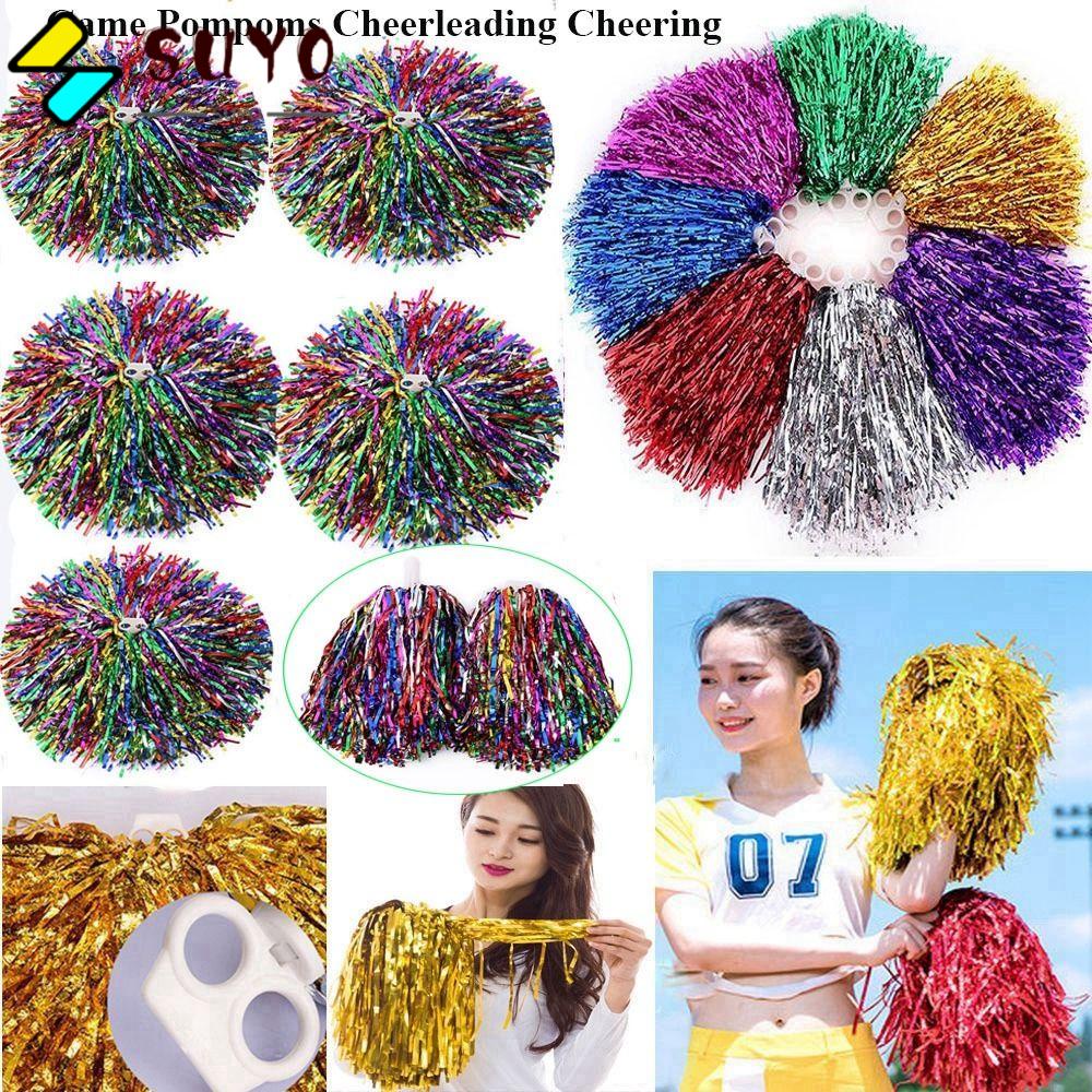 SUYO 1 Cặp Bông Hoa Giả Cổ Vũ Trang Trọng