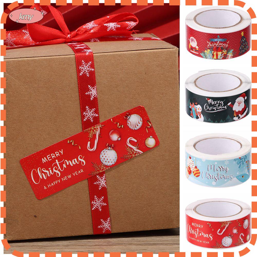 KRNY Cuộn 120 Sticker Dán Trang Trí Giáng Sinh