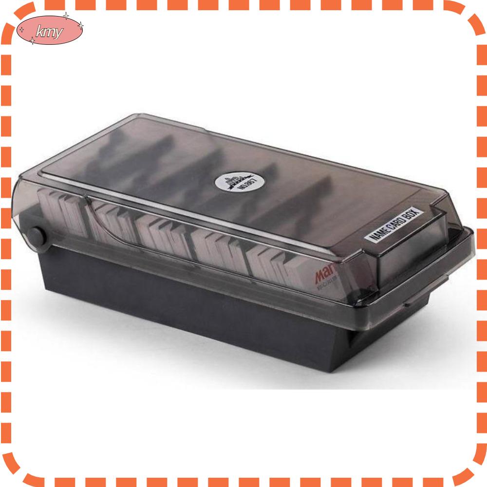 KRNY Ốp Ví Đựng Thẻ Bằng Nhựa Màu Đen Tiện Dụng Cho Văn Phòng