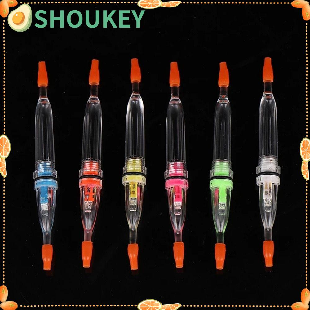 SHOUKEY Set 2 Mồi Giả Nhử Cá Chống Thấm Nước Gắn Kèm Đèn LED