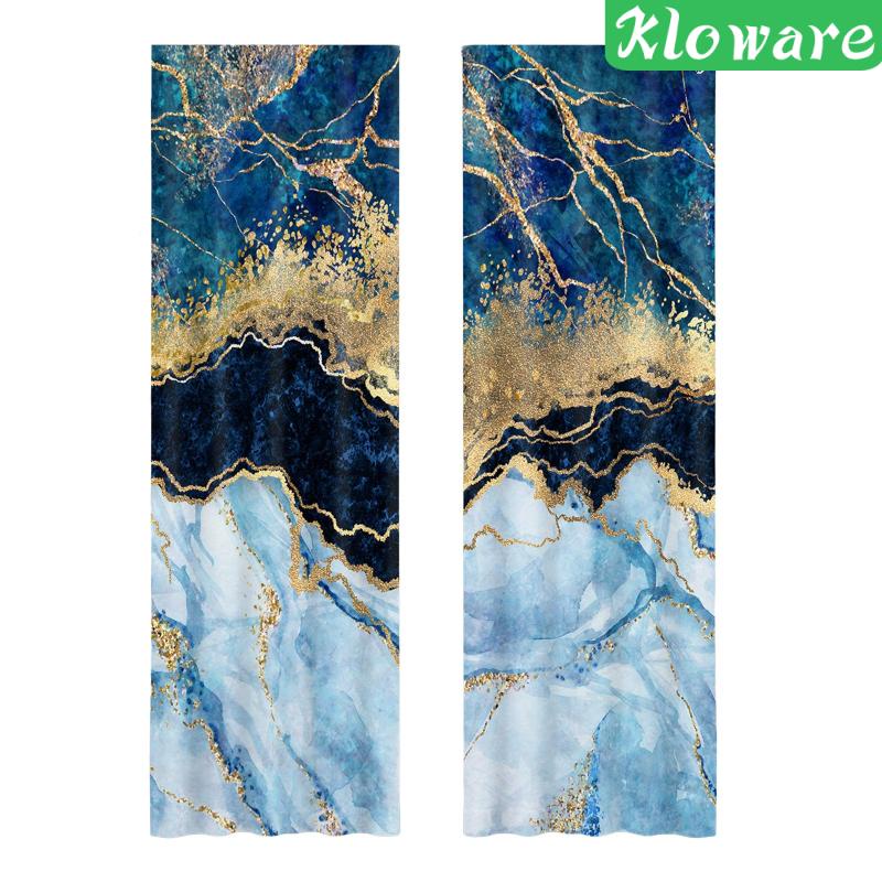 Bộ 2 Rèm Cửa Sổ Bằng Polyester Trang Nhã Cho Phòng Khách / Phòng Tắm