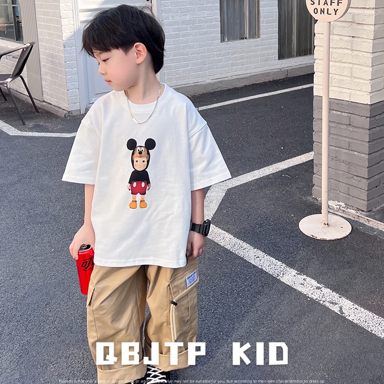 Áo Thun Oversize Tay Ngắn Unisex Bằng Cotton 2023