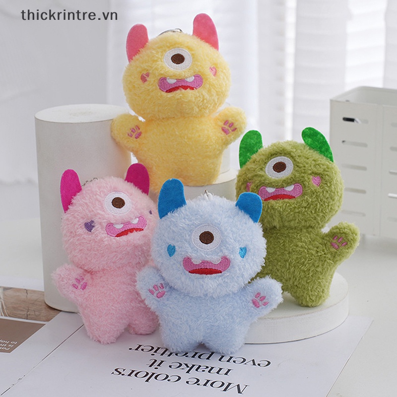 Móc Khóa Hình Quái Vật Nhồi Bông Đáng Yêu