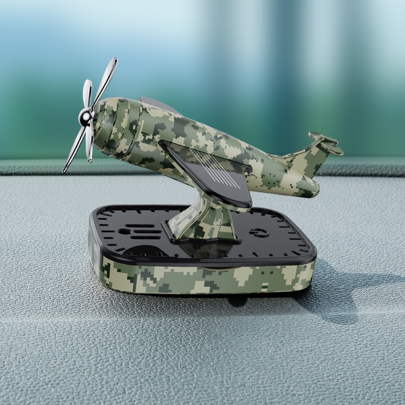 Kẹp Khuếch Tán Nước Hoa Gắn Bảng Điều Khiển Xe Hơi Hình Trực Thăng Họa Tiết Rằn