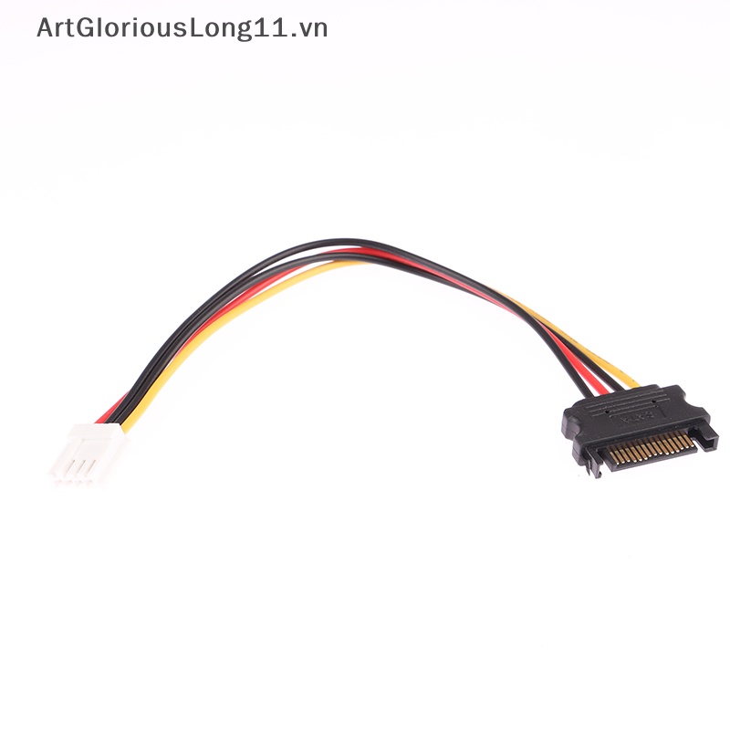 Dây Cáp Nguồn SATA Molex IDE 4 Pin Sang SATA Dài 20cm Chuyên Dụng Cho Máy Tính PC