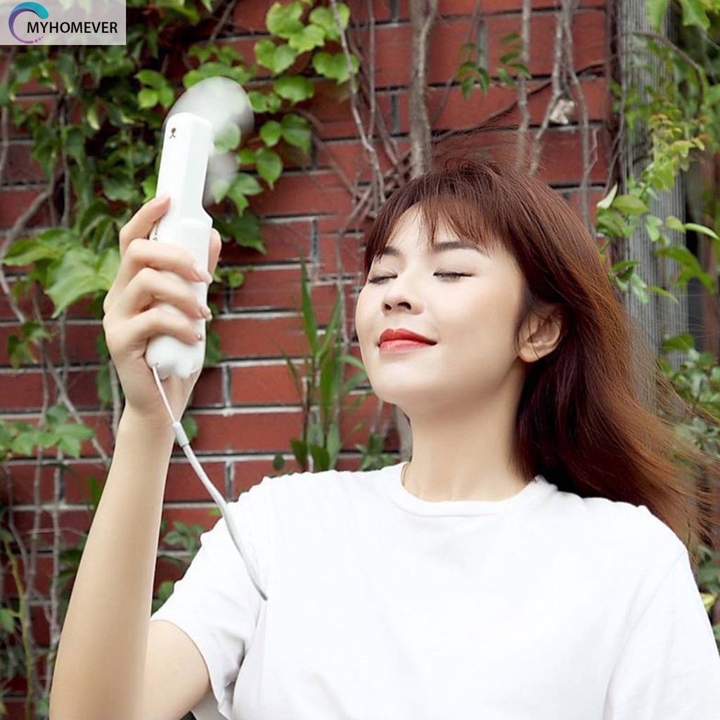 Quạt Gấp Mini Cầm Tay Kiêm Đèn Pin Sạc USB 2000mAh Yên Tĩnh