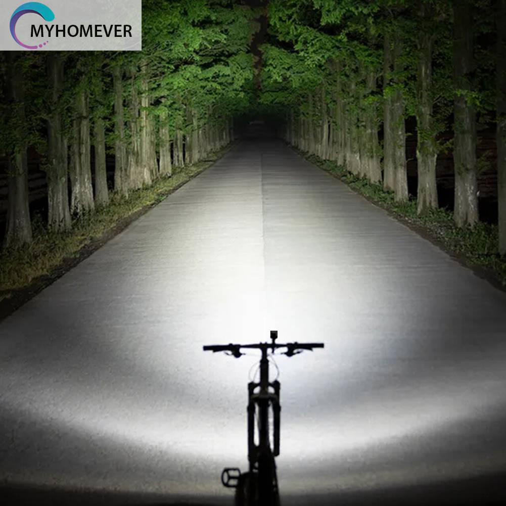 Đèn Pha Xe Đạp 800LM Cổng Sạc USB Loại C IPX4 1000mAh