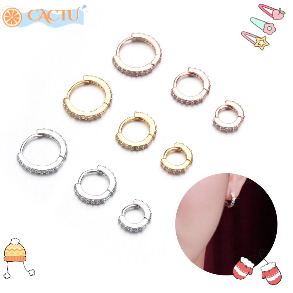 CACTU 1 Khuyên Mũi Hình Con Ốc Màu Vàng / Bạc