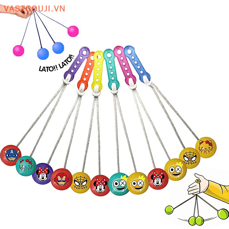 1 Gậy Clackers Đồ Chơi Mini Bằng Nhựa Giảm Căng Thẳng Màu Sắc Ngẫu Nhiên Cho Trẻ Em
