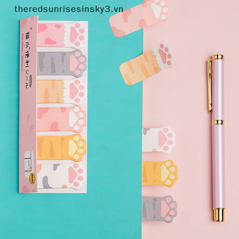 Bộ 8 Cục Tẩy Hình Dấu Chân Mèo Màu Hồng Thời Trang Dành Cho Bé Gái