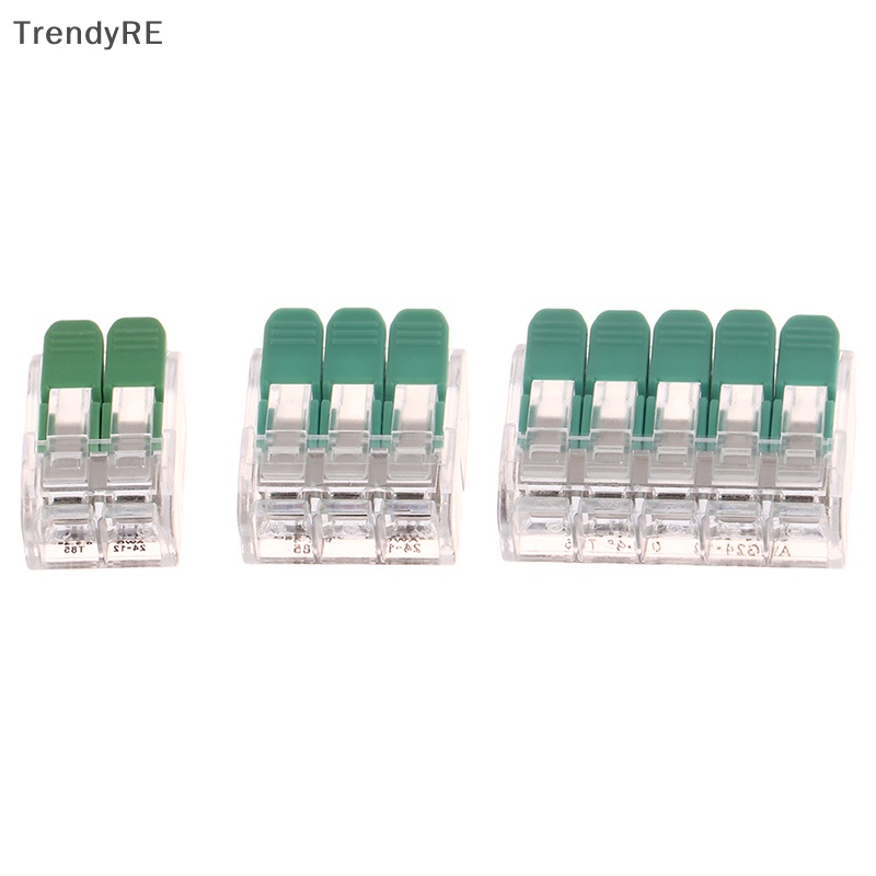 Đầu Nối Dây Điện Nhanh Mini Màu Xanh Lá Cây Thông Dụng
