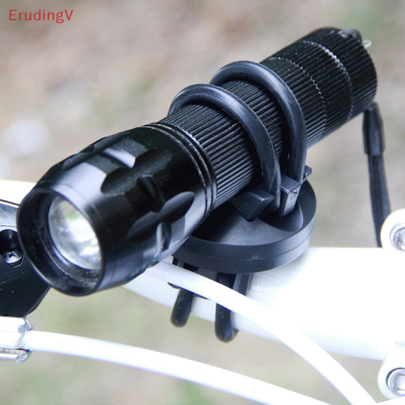 [ErudingV] 360° Đèn Pin LED Có Kẹp Gắn Xe Đạp Thiết Kế Xoay Được Tiện Lợi