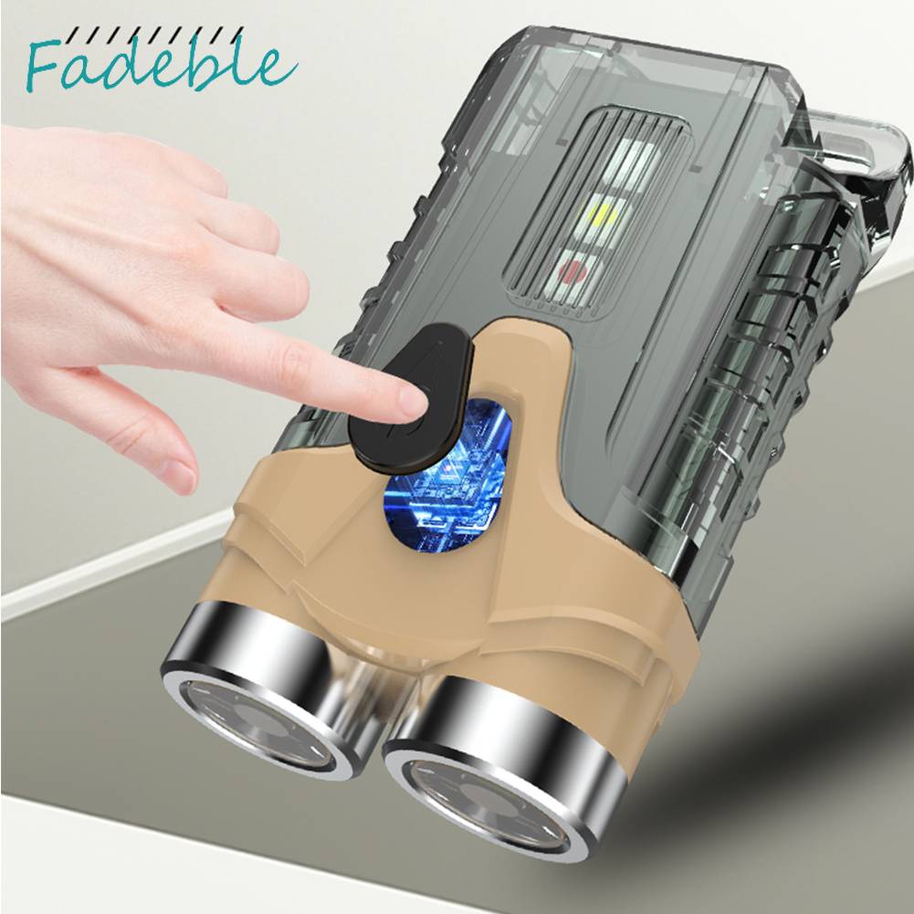 Đèn LED Cắm Trại Bỏ Túi Loại C 500mAh Chống Thấm Nước 7 Chế Độ Tiện Dụng