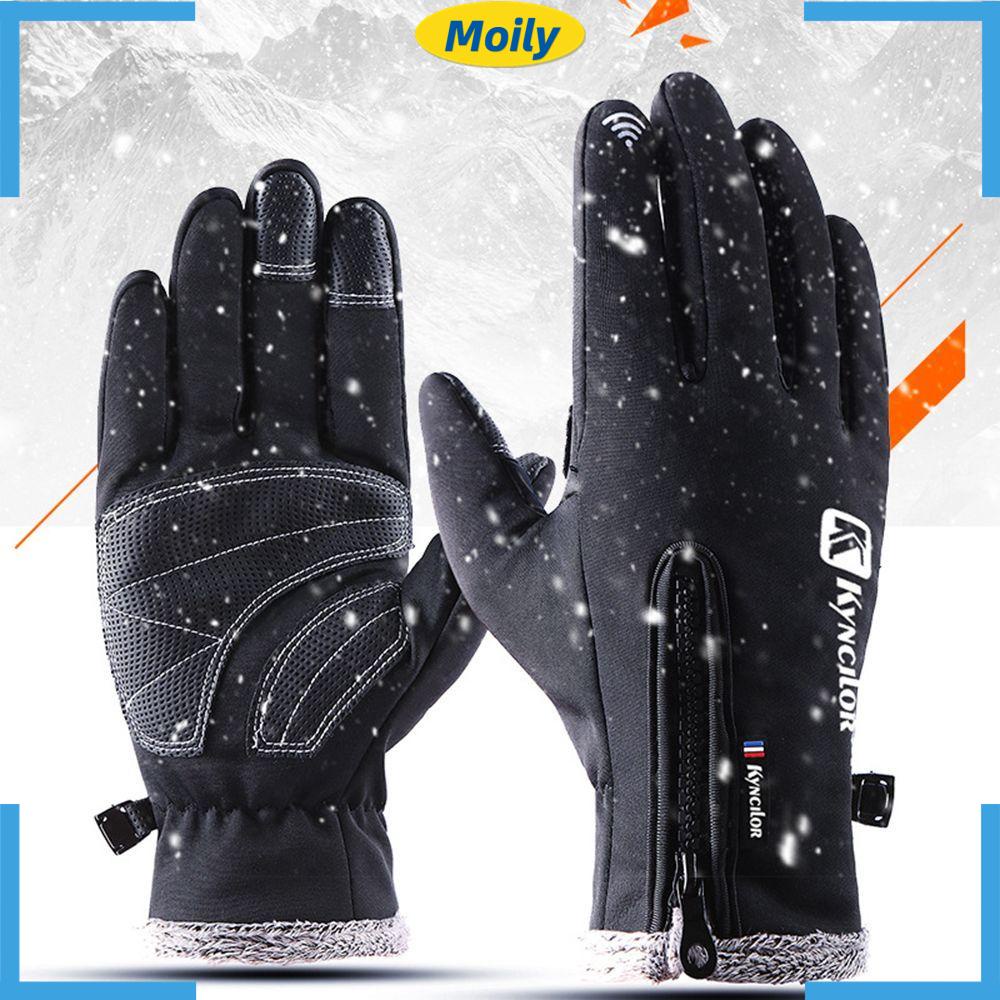 MOILYVN Găng Tay Giữ Ấm Cảm Ứng Thời Tiết Cho Nữ