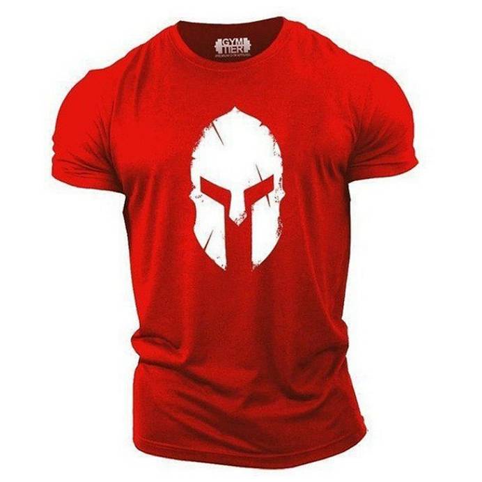 Muscle Belief Fitness Short Sleeve Men's Fashion T-shirt Basketball Outdoor Training Loose Gym Cloth