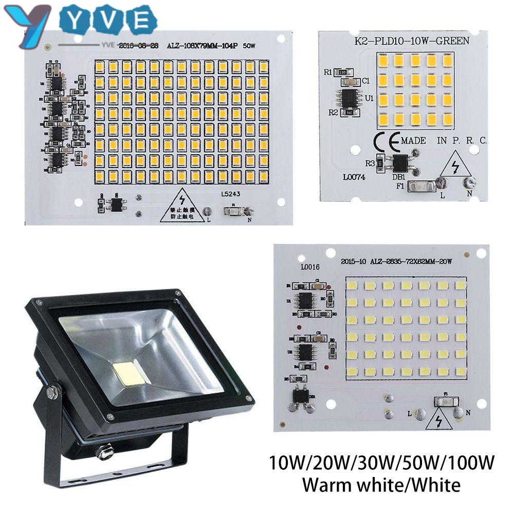YVE Chip Đèn LED Hạt Cườm Công Suất Cao 10W 20W 30W 50W 100W 220V SMD2835