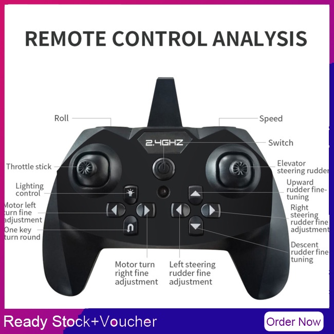 Máy Bay Điều Khiển Từ Xa Bụnglady Kf605 F35 Rc 2.4ghz 4ch 6axis Gyro Rc Epp 15 Phút