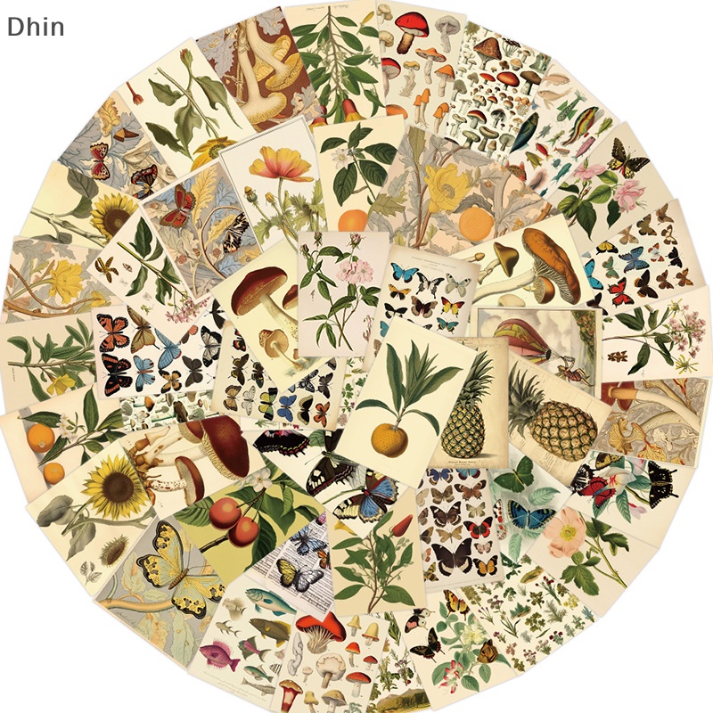 Bộ 50 Miếng Dán Laptop Họa Tiết Trái Cây Hoạt Hình Graffiti Đơn Giản