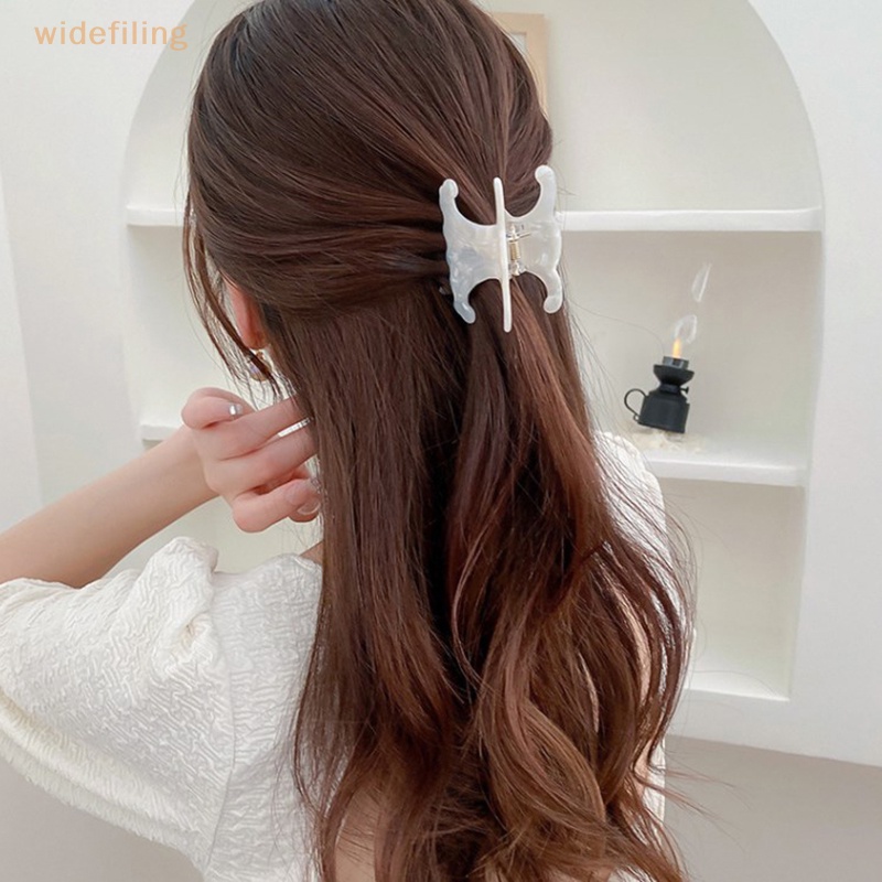 1 Kẹp Tóc Cá Mập / Bướm / Hình Học Họa Tiết Da Báo