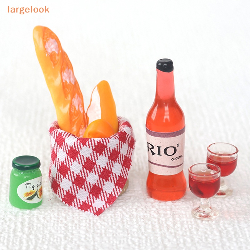 1 Bộ Giỏ Bánh Mì Đồ Chơi Mini Trang Trí Nhà Búp Bê