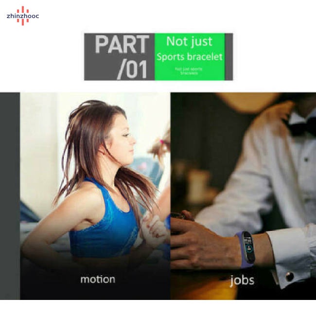 Bộ Đồng Hồ Thông Minh M4 Giám Sát Nhịp Tim & Huyết Áp