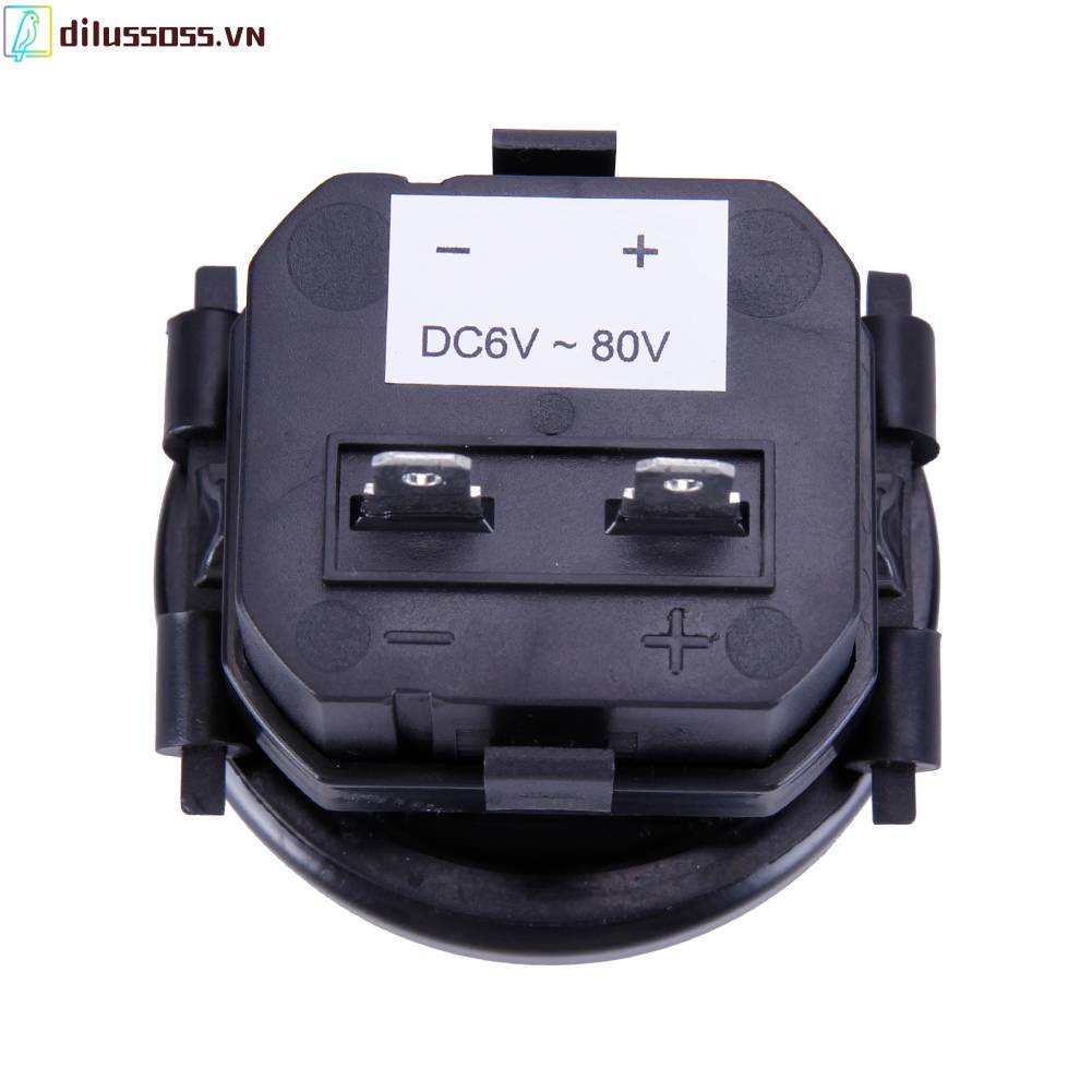 Đồng Hồ Đo Giờ 12v 24v 36v Màn Hình Tròn 2 &quot;Chống Thấm Nước Chuyên Dụng Cho Tàu