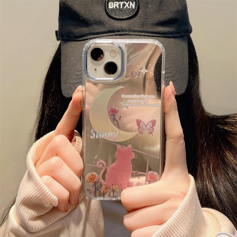 Ốp Điện Thoại Chống Sốc Tráng Gương Cho iPhone 14 Pro Max iPhone 13 13pro 13prm iPhone 11 7Plus 8Plus Xr XS 12 Pro Max