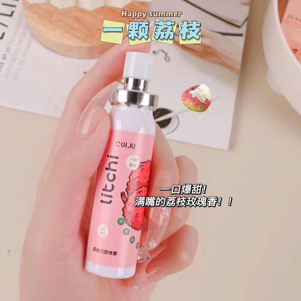 Chai Xịt 22ml Lâu Trôi Hương Thơm Tươi Mát Loại Bỏ Hơi Thở Xấu