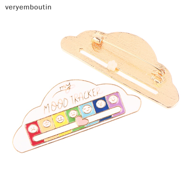 Ghim Cài Áo Tráng Men Hình Đám Mây Emgress Bar Aesthetics Cho Bạn Bè n