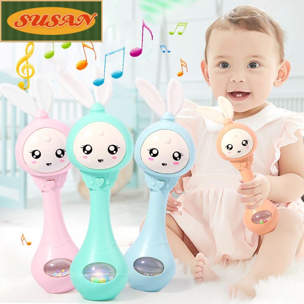 SUSANS Gậy Đồ Chơi Có Nhạc Và Đèn Nhiều Màu Sắc Mềm Mại Dành Cho Trẻ Em