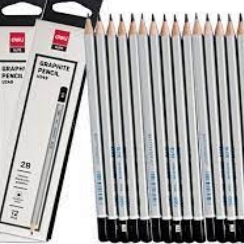 Bút chì gỗ Deli 2B/ 10B/ 12B/ 14B/ 4B/ 6B/ 8B/ - hữu ích - dễ cầm - nét đậm - phù hợp