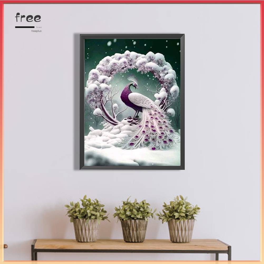 Tranh Đính Đá Kim Cương Toàn Bộ 5D DIY Hình Vẽ Công Trang Trí Nhà