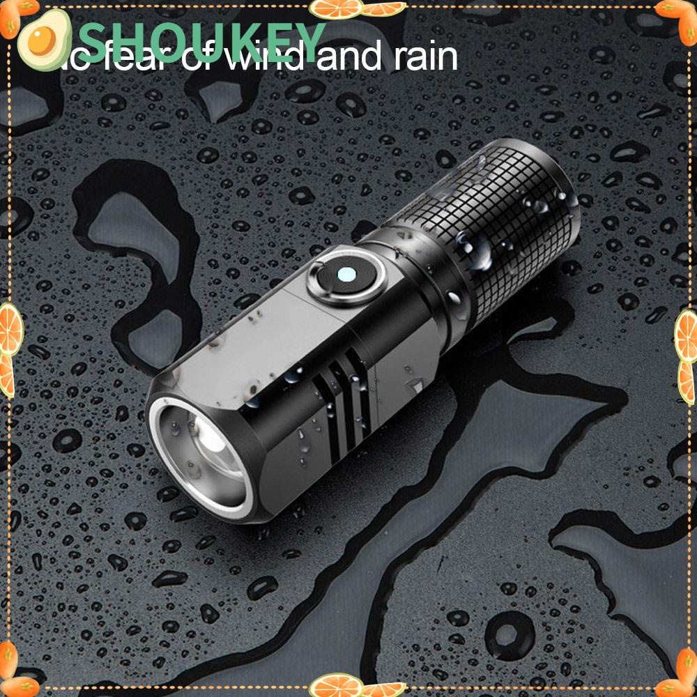 SHOUKEY Đèn Pin Sạc USB Đa Năng Chống Thấm Nước