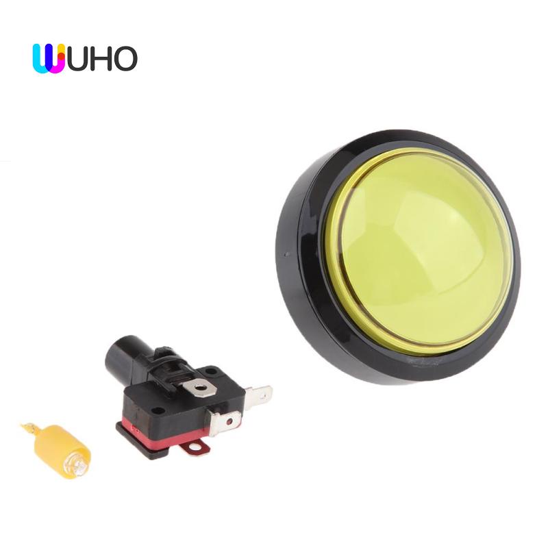 Nút Nhấn Có Đèn LED Tròn 60mm Cho Máy Chơi Game Arcade