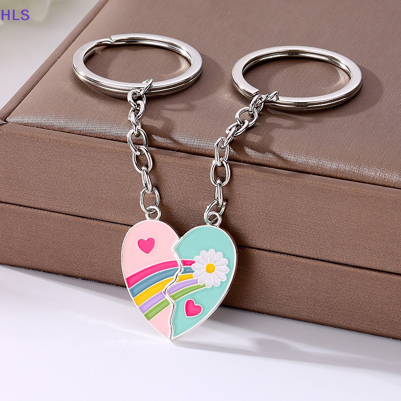 Set 2 Móc Khóa Cặp Đôi Dễ Thương Phù Hợp Làm Quà